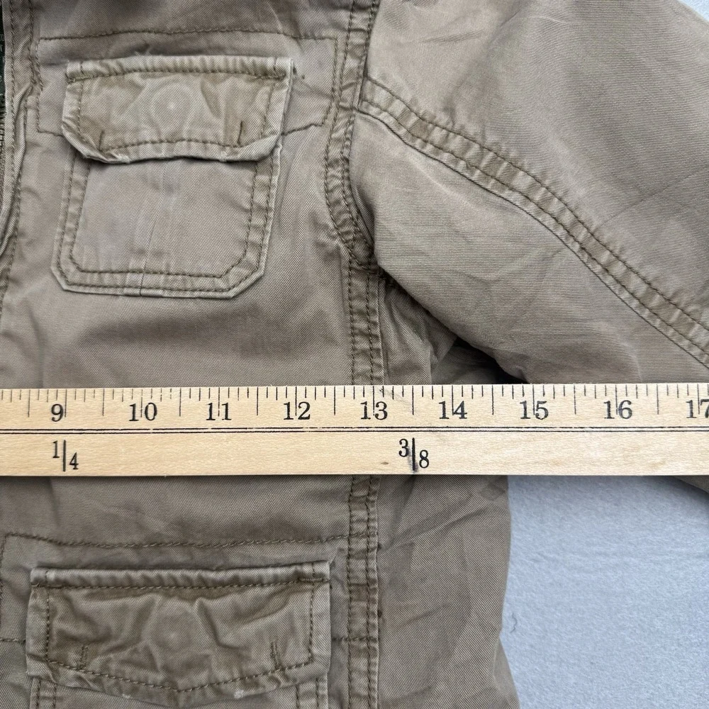 Place Varsity‎ League Jacket 3T Fleece Field Up Coat Brown Pockets Kids Boys